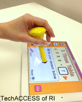 using an adapted stylus