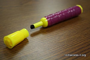 Picture of a completed stylus