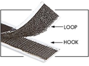 Photo of hook and loop velcro