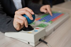 Adapted mouse and keyboard
